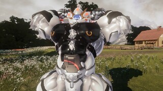 [Mô hình 3D] Sư tử cơ bắp Solgaleo