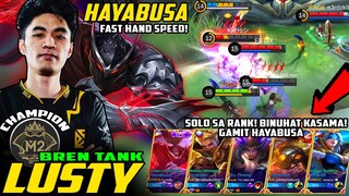 TANK NANG BREN BINUHAT MGA SOLO PLAYER SA RANK GAMIT HAYABUSA?! (BILIS NANG KAMAY!)