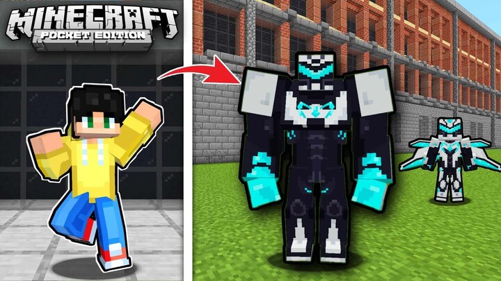 NAGING SI MAX STEEL ROBOT AKO sa UWU CITY sa Minecraft PE