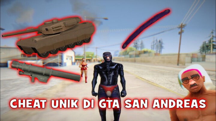 KODE / CHEAT UNIK DI GTA SAN ANDREAS !!!