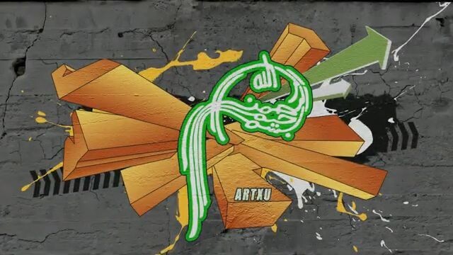 Calligraphy Bismillah Hijaiyah MIM