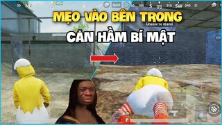 PUBG Mobile | Mẹo Vào Căn Hầm Bí Mật Và An Toàn | Địa Điểm Làm Nhiệm Vụ Top 1 0 Kill Dễ Dàng