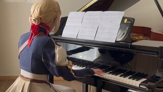 "Aku ingin tahu apa itu "cinta"" Violet Evergarden "Hormat kami"—Animenz