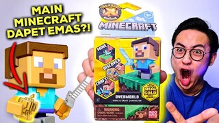 MAIN MINECRAFT BISA DAPET EMAS!? | TREASURE X MINECRAFT OVERWORLD UNBOXING & REVIEW