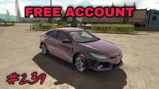 free account #239 with honda civic fC  🔥 car parking multiplayer v4.8.4 giveaway