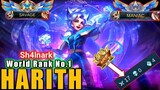 World Rank No.1 Harith Gameplay by Sh4lnark | Mobile legends Bang Bang