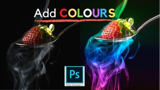 Smoke Photography Editing Tutorial - Adding Colors to Smoke Trails