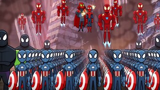 Spider-Man mengkloning versi gabungan dirinya dan Captain America, dengan konsekuensi yang menghancu