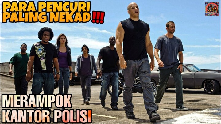 REUNI PARA PENJAHAT KELAS KAKAP DEMI 100 JUTA DOLLAR !!! | Alur Cerita Film Fast Furious 5 (2011)