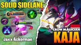 Solid Sidelaner! Kaja New Skin Seasonal Crow Magician | Top Global Kaja Gameplay ~ Mobile Legends