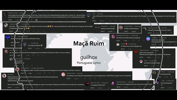 bad apple multi language part 2 (this video belongs to its rightful owner)