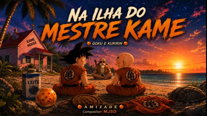Na Ilha do Mestre Kame / Goku e Kuririn / Dragon Ball