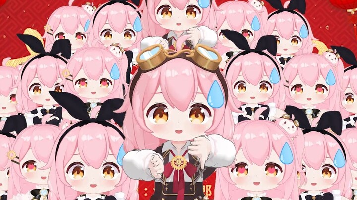 Xiao Fei performed a gesture dance using the shadow clone technique, making 1.4 billion Hinamikaze c