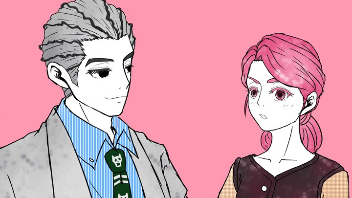 [JOJO handwritten] Yoshikage Kira and Shinobu Kawajiri's Delusional Sentiment Compensation Alliance