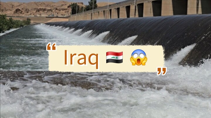 Watch the flow of water in Iraq