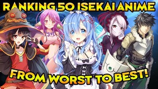 Ranking the Top 50 Best Isekai Anime From Worst to Best