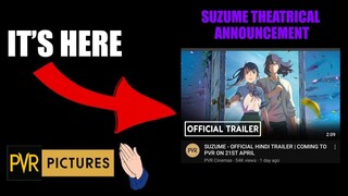 Suzume The Anime Movie of the Year is Coming to India along with Hind