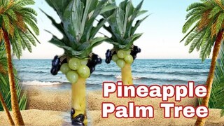 Palm Tree Pineapple  Art /fruit and vegetable carving