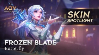 Frozen Blade Butterfly Skin Spotlight - Garena AOV ( Arena of Valor )