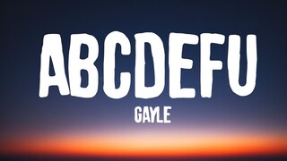 GAYLE - abcdefu (Lyrics)