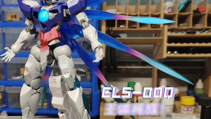 Gundam 00 ELS-Q Gundam gk ตัวหลักเสร็จสมบูรณ์! - (เหมือนมีน้ำรั่วเลยลืมเช็ด นักเรียนตาคม อย่าบ่น)