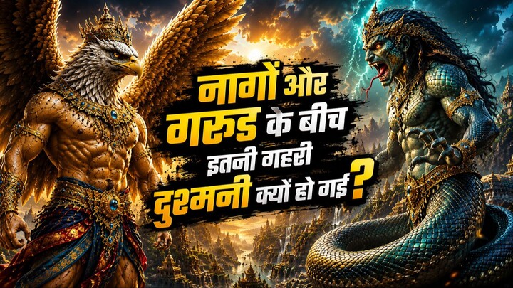 नागों और गरुड़ के बीच इतनी गहरी दुश्मनी क्यों हुई? | पौराणिक कथा