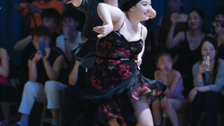 帅就完了，专属于国标生的青春风采 #拉丁舞#国标女孩#白梓墨王香峦#淮南世际艺术学校
