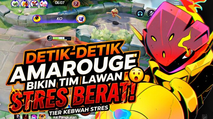 DETIK-DETIK AMAROUGE BIKIN TIM LAWAN STRES BERAT! - Pokemon Unite
