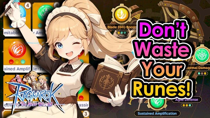 [RONW] Don’t Waste Your Runes! Complete Rune Engine System Guide | King Spade