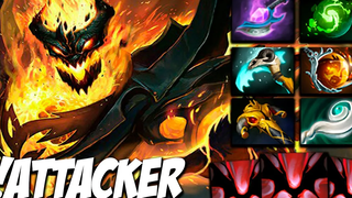 Attacker Shadow Fiend 200 IQ BOSS - Dota 2 ไฮไลท์ทีวี