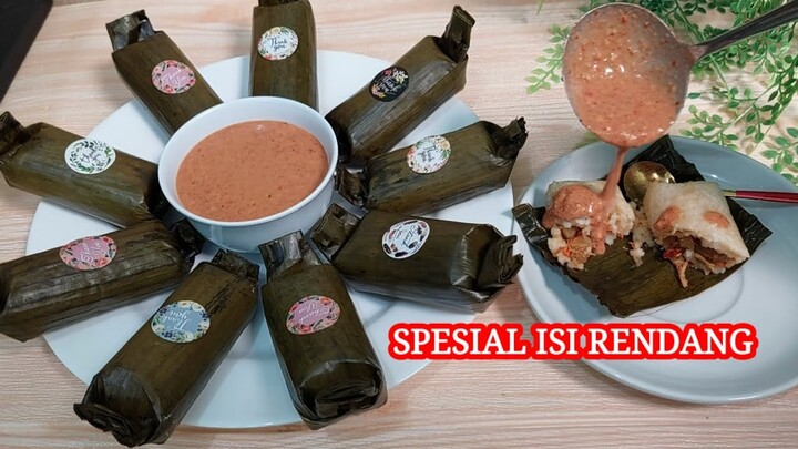 cara mudah membuat AREM AREM ISI RENDANG AYAM cocok untuk ide jualan / isian snack box