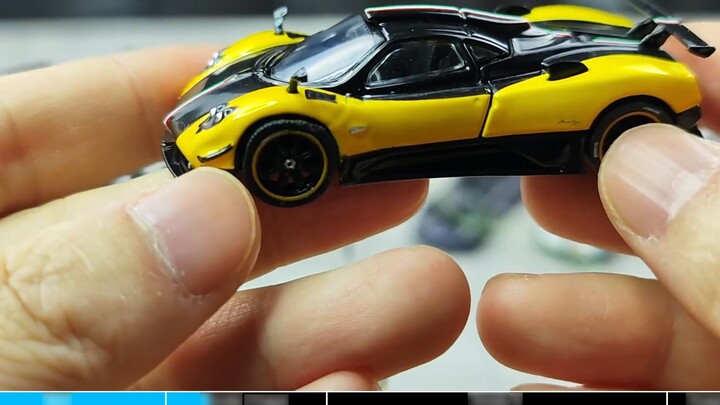 How is the TW Pagani car model made? | Zonda Tarmac works Alloy 1:64 Cinque Huayra Car No. 189 [Lao 