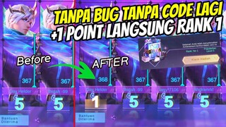 INI CARA RAHASIA CUMA 1 POINT BISA RANK 1 PROMO DIAMOND ! GAK PERLU BUG LAGI