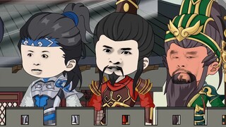 Zhang Fei menghangatkan anggur dan membunuh Hua Xiong,