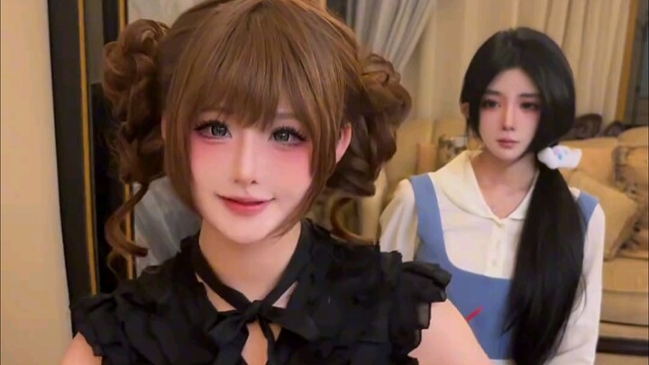 【抖站锐殿】小丫头在狍子面前，无助的像个孩子。