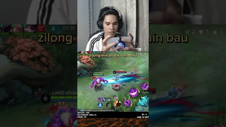 zilong pemarah #mobilelegends #francoml #francotiktok