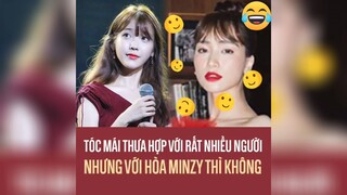 tóc mái thưa rất hợp với nhiều người nhưng Hòa Minzy thì không #showbiz