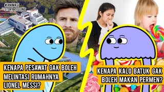 Kenapa Pesawat Dilarang Melintasi Rumahnya Lionel Messi? | Animasi Story Telling