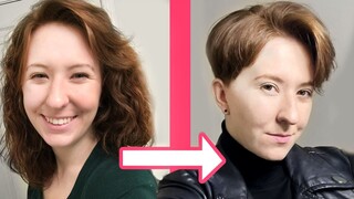 Watch This If You're Thinking Of Cutting Your Hair Short (Long Haired Girl to Short)