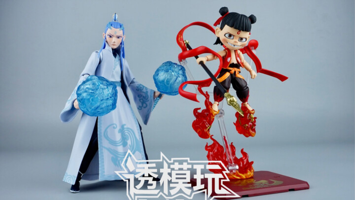 【透模玩评测】万代魂SHF 哪吒之魔童降世 哪吒 敖丙 万代 S.H.Figuarts 可动手办 开盒评测