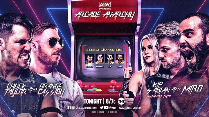 AEW Dynamite (March 31, 2021): Best Friends vs. Miro & Kip Sabian (Arcade Anarchy)