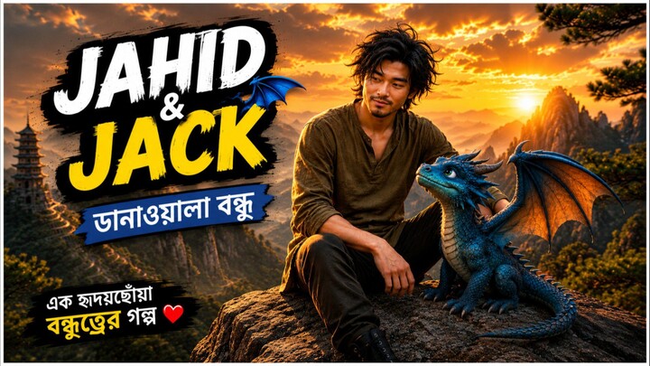 Jahid & Jack 🐉 | The Winged Friend | Heartwarming Animated Story
