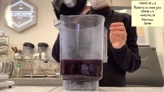 Cafe Vlog | Americano, Blueberry ice cream #cafevlog