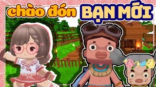 SINH TỒN MINI WORLD : Chào đón các bạn mới, làm chỗ thuần phục Thổ Dân