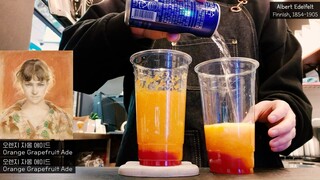Cafe Vlog| Orange cafe fruit ade #cafevlog #chill #life