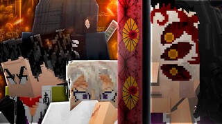 Eu Fiz as MELHORES LUTAS de DEMON SLAYER no Minecraft!