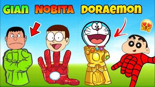 Nobita And His Friends Playing Rush Hand 3d Game | Shinchan And Nobita Game | Funny Game