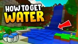 How to get WATER!! in Roblox Islands (Skyblock)