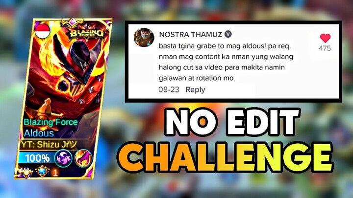 HOW TO PLAY ALDOUS IN SOLO RANK? PLAY LIKE A PRO | ALDOUS NO EDIT SOLO RANKED GAMEPLAY