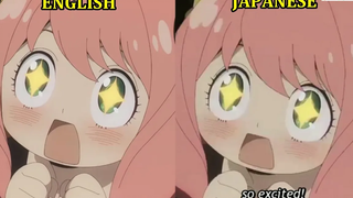 Anya English Dub vs Anya Japanese Dub Different / Spy x Family
